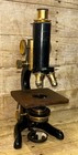 Antique 66048 W watson   Sons London Service Brass Microscope - Univ B ham