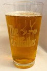 The Grillfather Beer Pint Glass Bbq Dads Fathers Day Gift Birthday Engraved Ipa