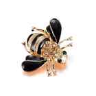Vintage Rhinestone Bee Brooch Pin Jewelry Men Women Unique Gift