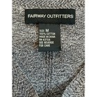 Fairway Outfitters Mens V Neck Sleeveless Golf Sweater Vest Heathered Gray Sz  M