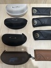 Mixed Lot Of 11 Genuine Ray Ban Oakley Maui Jim Sunglasses eyeglasses Case
