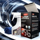 180ml Pro Car Headlight Lens Restoration Repair Kit Polish Cleaner Cleaning Tool