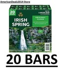 Irish Spring Bar Soap  Original Clean  4 Oz   20 Ct  