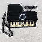 Columbia Grand Piano Telephone Black Corded Novelty Vintage Retro Working