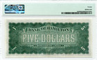 1909  5 Bank Of Hamilton  Test Note   s  Overprint - Very Fine  Pmg Vf 20