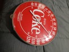 Vintage Coca-cola   Jumbo Dial Co  Thermometer  12  Diameter  Used Original 