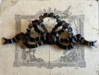 Antique French Decorative Wooden Carving Pediment Ribbon