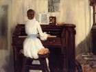 William Merritt Chase - Mrs Meigs Piano Organ - Art Print On Paper Or Canvas
