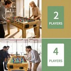 48-inch Apricot Wood Foosball Table Arcade Game Table For Home Office