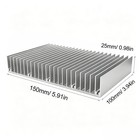 150mm Aluminum Heatsink 100x150x25mm   3 94x5 91x0 98 Inch Large Heat Sink Cooli