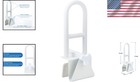 Adjustable Bathtub Safety Rail - Modern Grab Bar For Seniors  300 Lbs Capacity