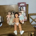 Lot Of 5 Vintage Plastic Dolls Eyes Open   Close