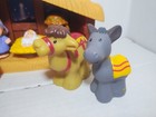 Fisher Price Little People Christmas Nativity Scene 2002 Manger W  10 Pieces Set