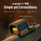 Osight Se Enclosed Micro Red Dot Sight - Durable Compact Reflex Sight - Rmsc k
