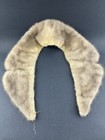 Lot Of 5 Vintage Real Natural Fur Collars  All Colors Rabbit Pelt