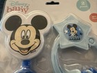 Disney Mickey Mouse Combo Pack Rattle And Star Ring Teether  Bpa Free Clue blue