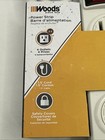 Woods 4 Outlet Surge Protector Power Strip Flat Plug Extension 1 5    Cord New