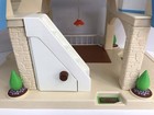 Vintage Little Tikes Dollhouse Large Blue Roof 1989 Mid Century Modern Mcm