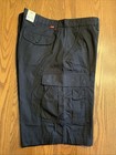 Levis Mens Black Cotton Carrier Cargo Shorts  42x9 5  Nwt