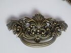 Antique Brass 4  Long Drawer Pulls Ornate Swing Handle - Set Of 10 Vintage
