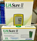 Uasure Ii Uric Acid Meter Kit   Extra Test Strips - Gout Monitor Home Use