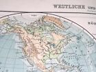 1912 Antique Map Of The World Globes Hemispheres America Asia Africa Europe