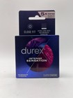 144 Durex Intense Sensation Latex Condoms Close Fit Exp 6 29 Sealed Mr 1164