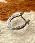 Vtg 1950s Sterling Silver Horseshoe Western Belt Buckle