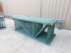 Interlake 10  X 42  Teardrop Pallet Racking Upright 3x3  Leg 23900lb Green