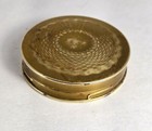 Vintage Condition Genuine 1924 Art Deco Norida Powder Guilloche Golden Compact