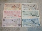 Old Canada 1986 2 5 10 20 50 100 Dollar Set Birds Of Canada Banknotes Read Desc 