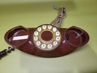 Vintage Deco-tel Genie Telephone - Brown - Atc