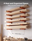 Vevor Lumber Rack 6-tier 2-pack 110 Lbs Foldable Steel Wall-mounted Storage