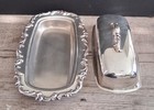 Gorham Silverplate Covered Butter Dish  Ep Yc1560  Discontinued 
