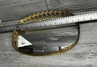 Vtg Oval Vanity Mirror Perfume Dresser Tray Gold Tone Filigree 9 5 X 13 5 Euc
