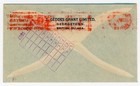 P68 17 British Guiana 1940 Red Meters Air Cover To Usa