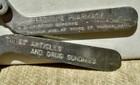 Old Yakima Washington  brown s Pharmacy  Drug Store Advert Jar   Can Opener Tool