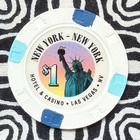 New York New York Hotel  1 Las Vegas  Nevada Gaming Poker Casino Chip  V726