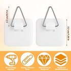 25 Pack Wall Plate Hangers  Invisible 1 26 Inch Large Plates White 