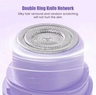 New 2in1 Electric Razor For Women Painless Hair Removal Rechargeable Body Trimme
