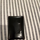Black Folding Business Card Holder Case