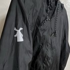 Dutch Bros Men s 3x Black Hooded Full Zip Windbreaker Jacket W  Logo