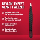 Revlon Expert Slant Tip Tweezer  Black  1 Count