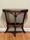 Vintage 1930   s Illinois Cabinet Co Small Wooden Wall Table Rockford Illinois