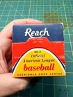 Vintage Reach No  0 Official American League Baseball Factory Sealed Nos Box