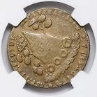 Mexico Zacatecas 1862 1 4 Real Ngc Au58  Only One Finer 