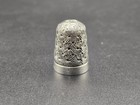 Antique Victorian Sterling Silver Thimble uk chester circa 1920s