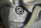 Nhl St  Louis Blues 0-3m Gray Graphic Knit Snap Short Sleeve Bodysuit