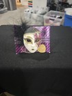 Purple Gold Venetian Masquerade Mardi Gras Mask Carnival Wall Mask