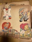 Vintage 1940s 1950s Scrapbook Album Valentines Xmas B-day Cards Ephemera